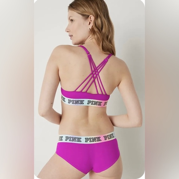 Victoria's Secret pink
Strappy Back Push Up Bra 40B 40DD 36C &
Panty Set VS - Picture 7 of 12